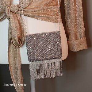 Pierre Urbach Vintage Beaded Elegant Mini Crossbody